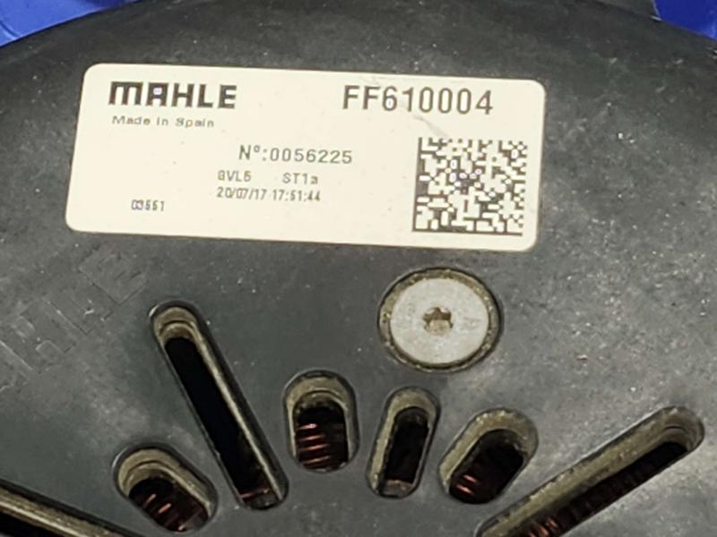 2018 Alfa Romeo Giulia Electric Cooling Motor