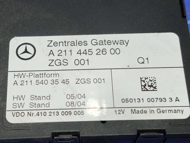 2006 Mercedes CLS-Class Chassis Brain Box