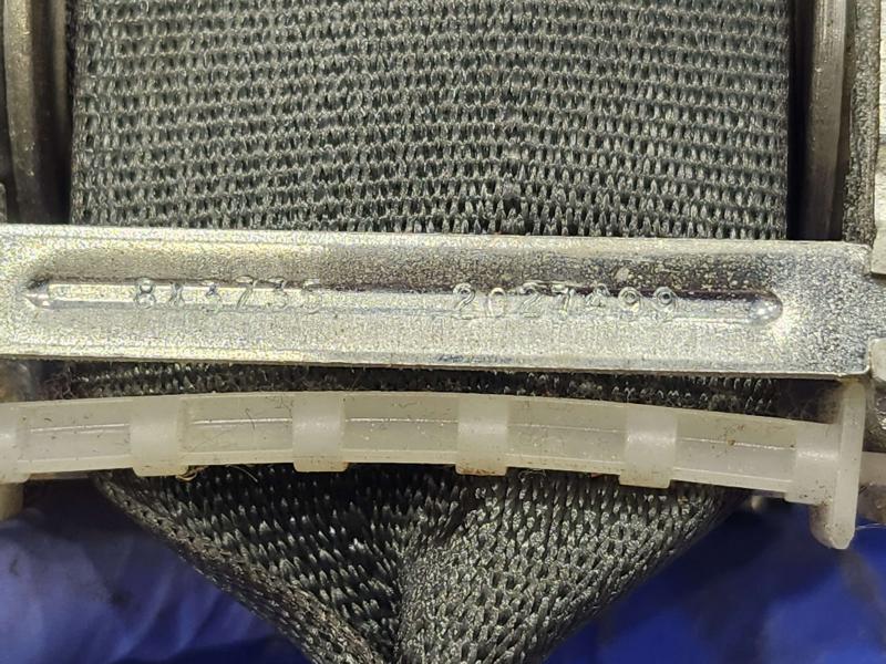 2014 Dodge Challenger Rear Seat Belt