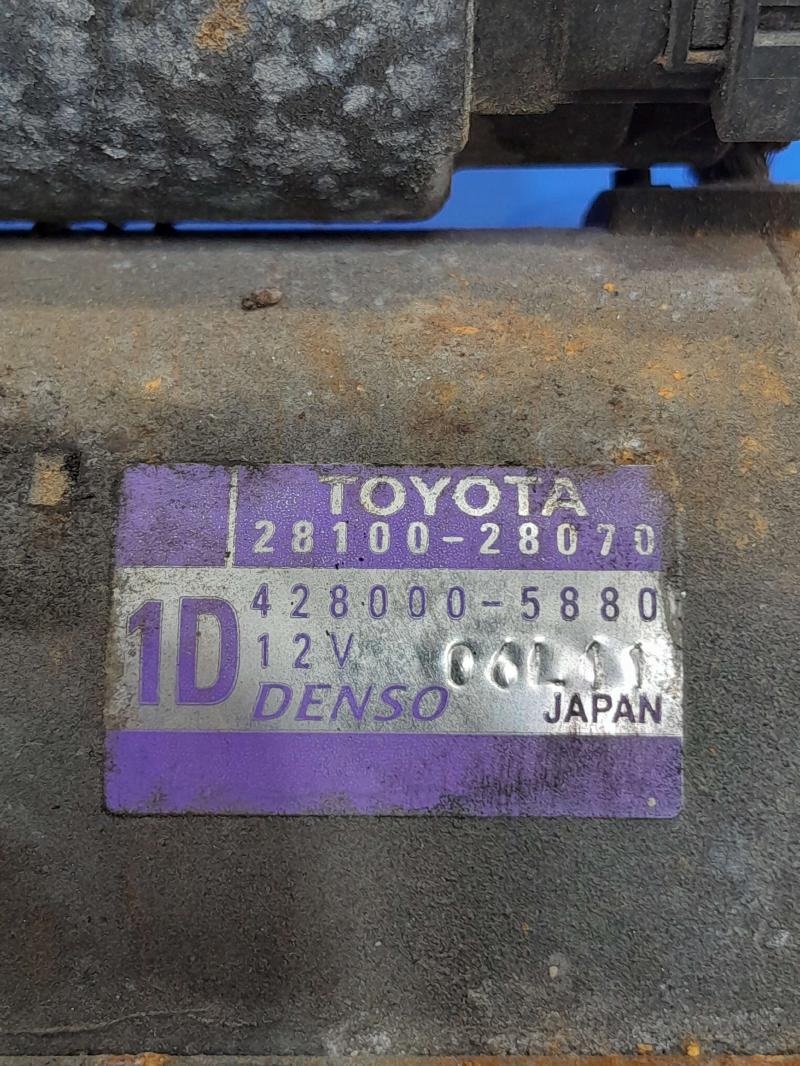2009 Toyota RAV4 Starter Motor