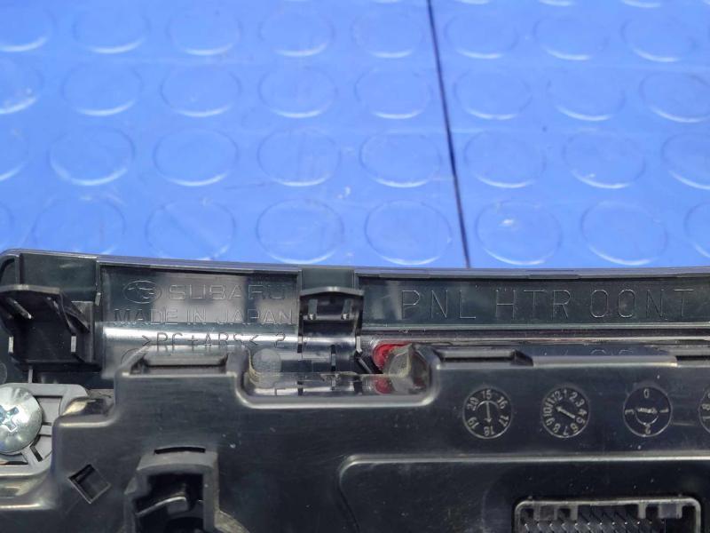 2019 Subaru Crosstrek Heater A/C Control