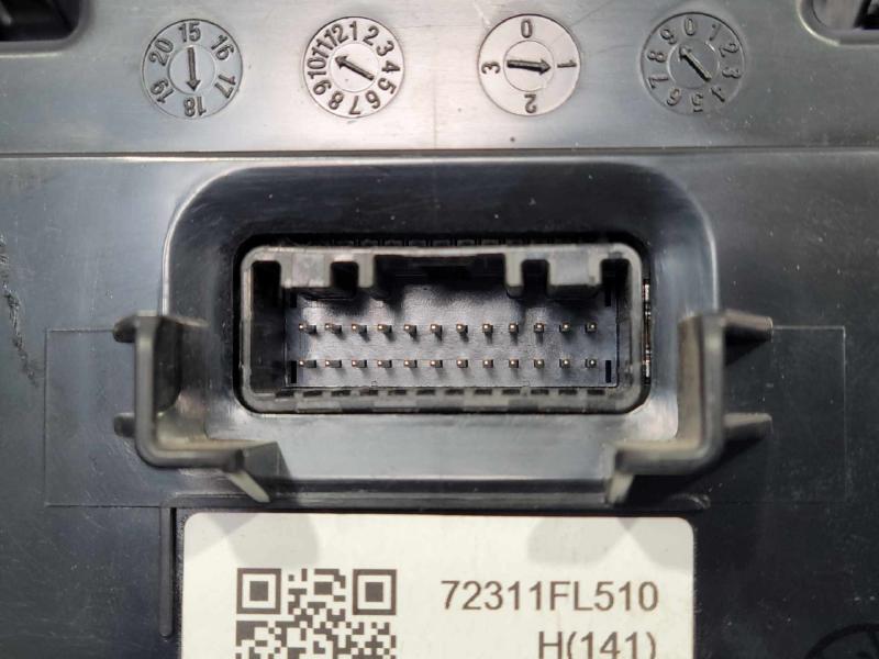 2019 Subaru Crosstrek Heater A/C Control