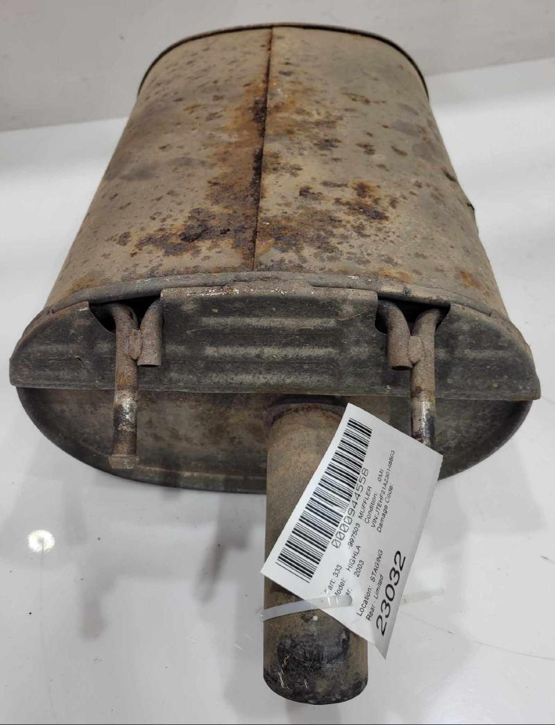 2003 Toyota Highlander Muffler