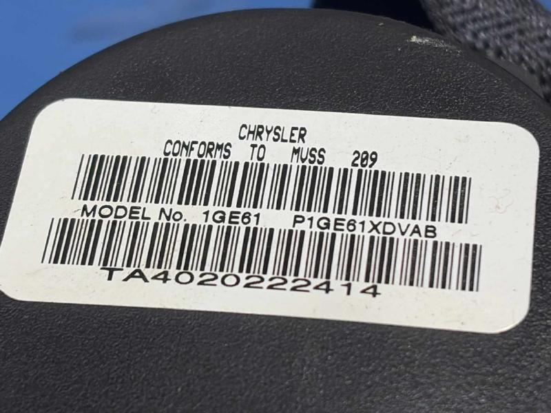 2012 Jeep Compass Rear Seat Belt