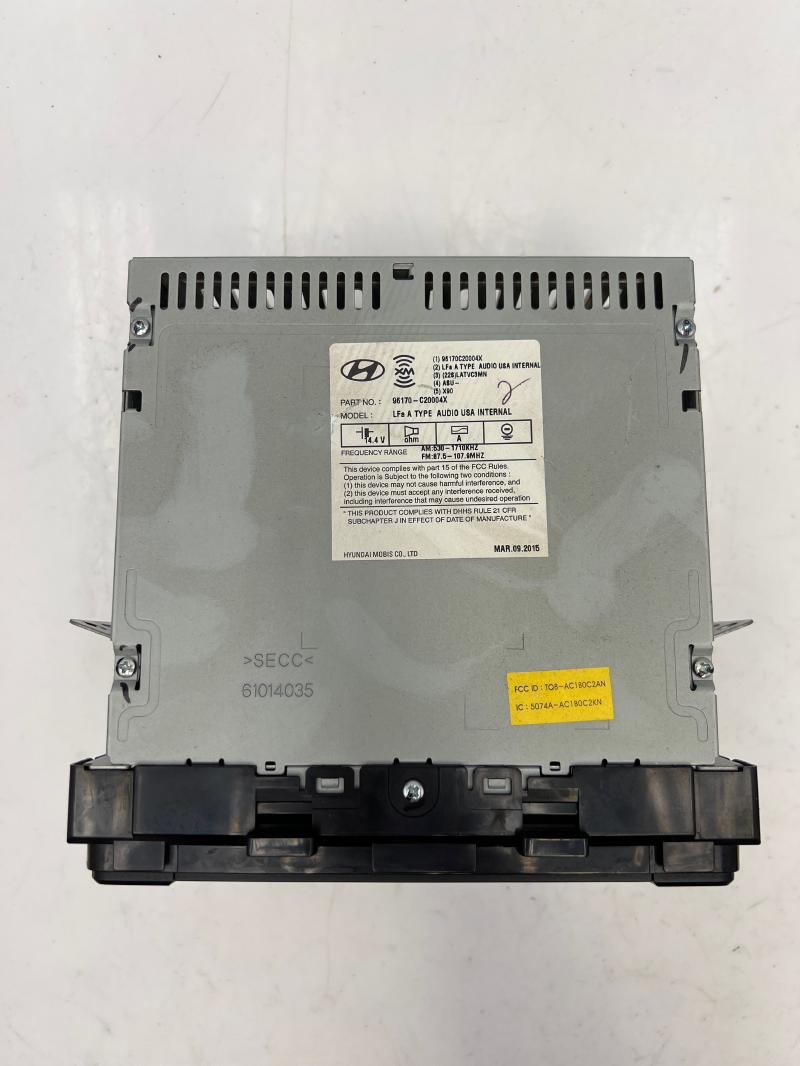 2015 Hyundai Sonata Radio Receiver AM FM CD MP3 Satellite 3.5" LCD OEM 96170C2000