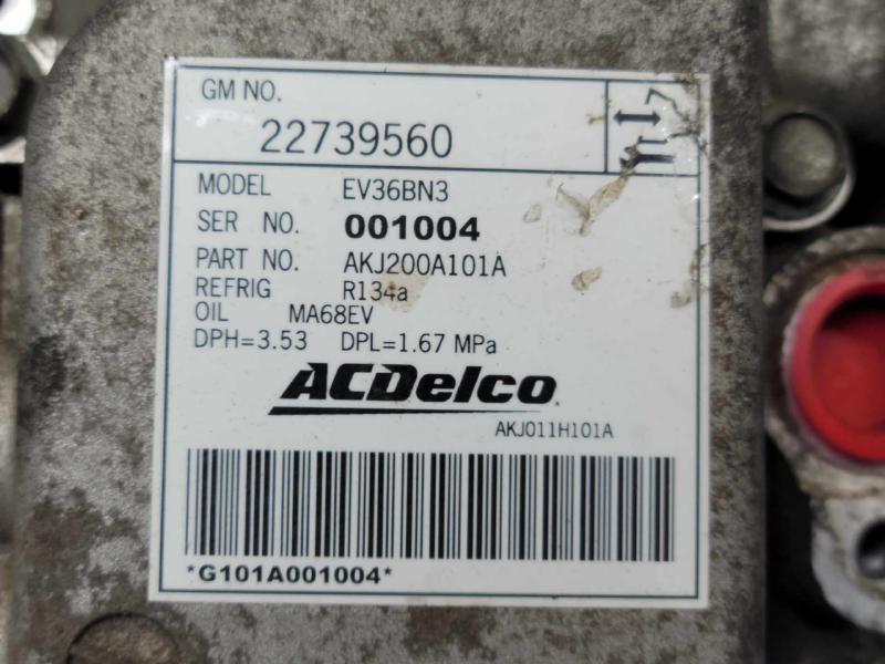 2011 Chevrolet Volt A/C Air Compressor