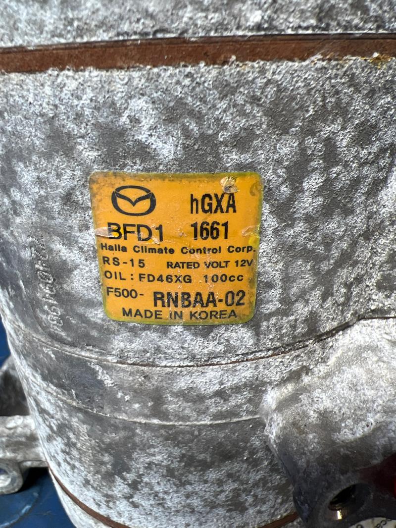 2013 Mazda Mazda3 A/C Air Compressor