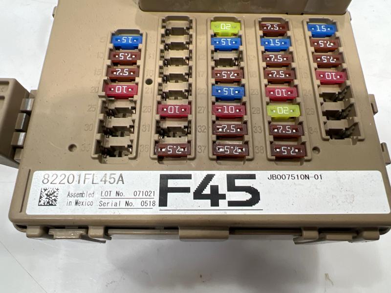 2021 2022 Subaru Impreza Cabin Fuse Box Junction Block Left OEM 82201FL45A