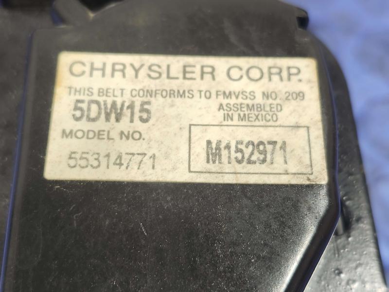 1997 Dodge Dakota Rear Seat Belt