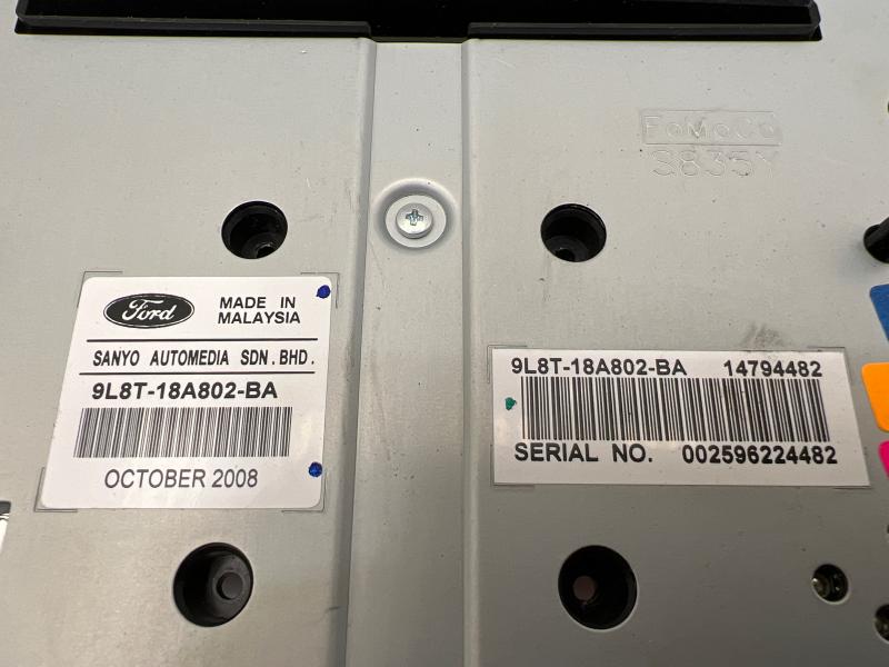 2009 - 2012 Ford Escape Radio Control Panel OEM 9L8T-18A802-BA