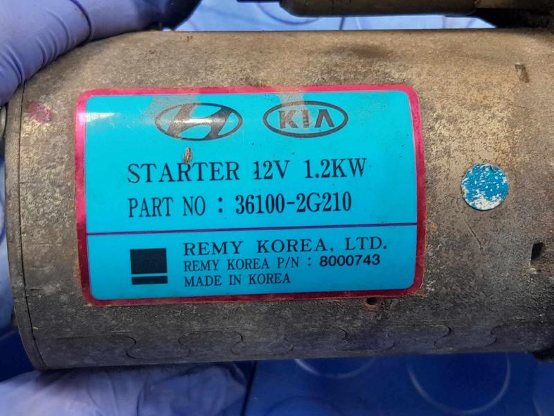 2016 Kia Optima Starter Motor