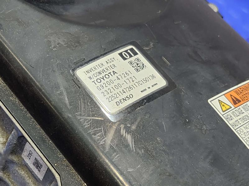2017 Toyota Prius Converter/Inverter/Charger