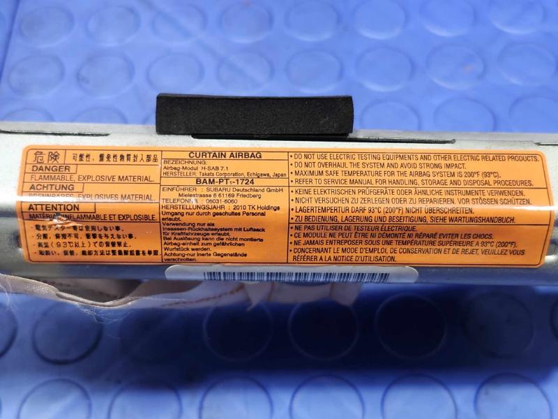 2010 Subaru Legacy Air Bag