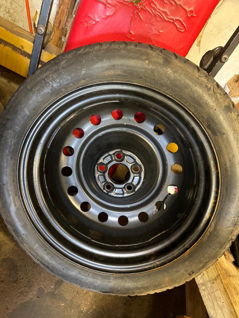 2006 - 2009 Subaru Legacy Outback Spare Tire and Wheel 17x4 OEM 28151AG02A