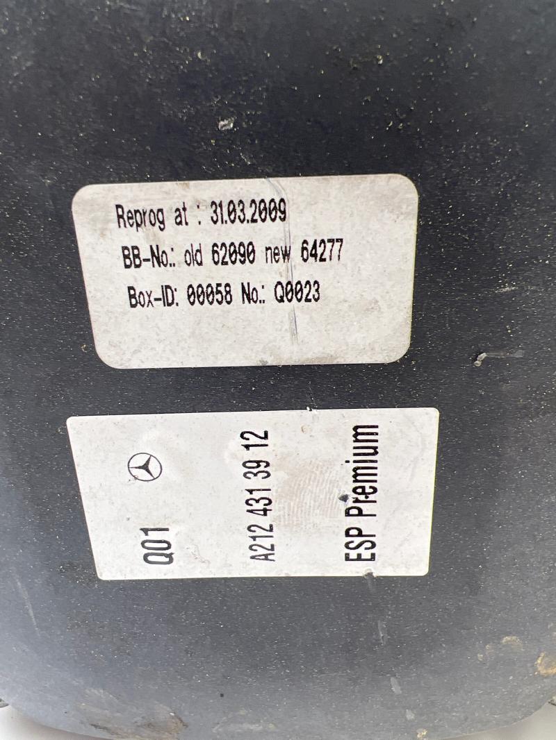 2010 Mercedes-Benz E63 AMG W212 ABS Anti Lock Brake Pump Modulator Assembly OEM 2124311912
