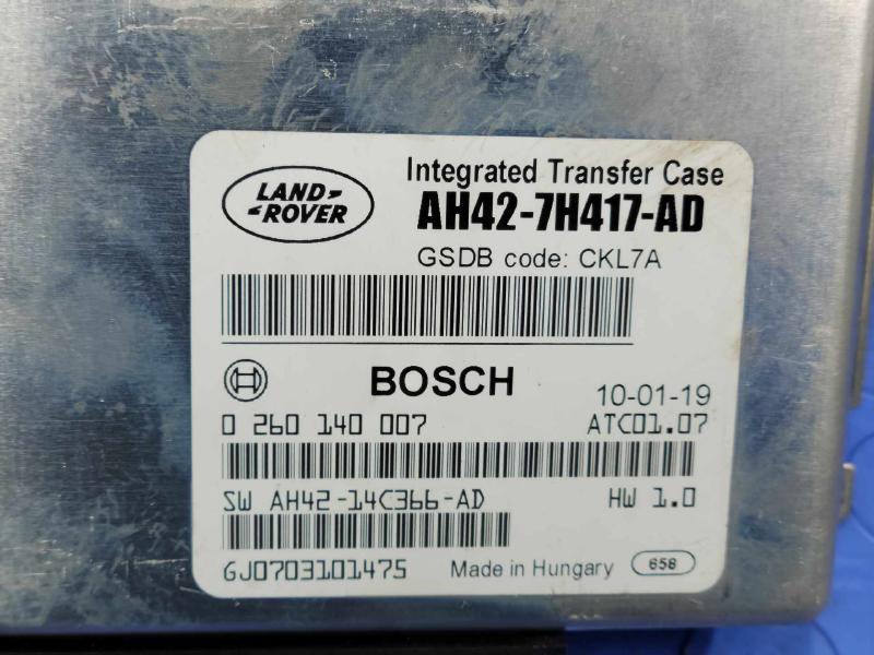 2010 Land Rover Range Rov Chassis Brain Box
