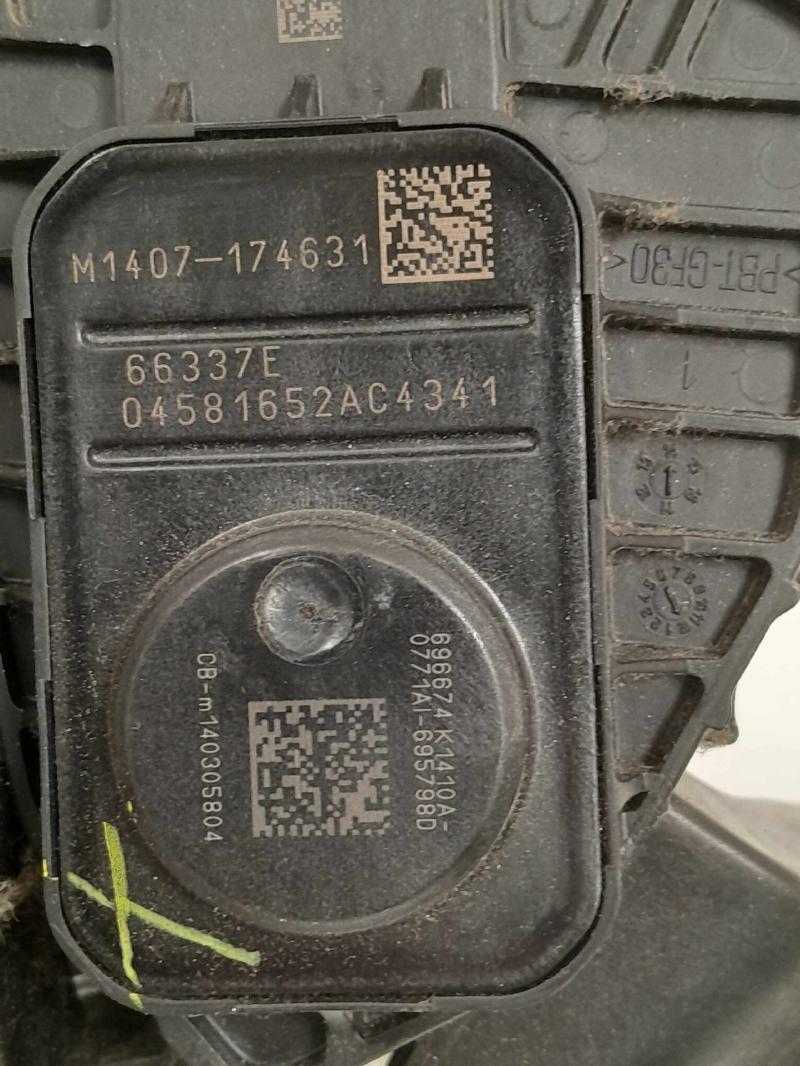 2015 Jeep Cherokee Pedal Assembly